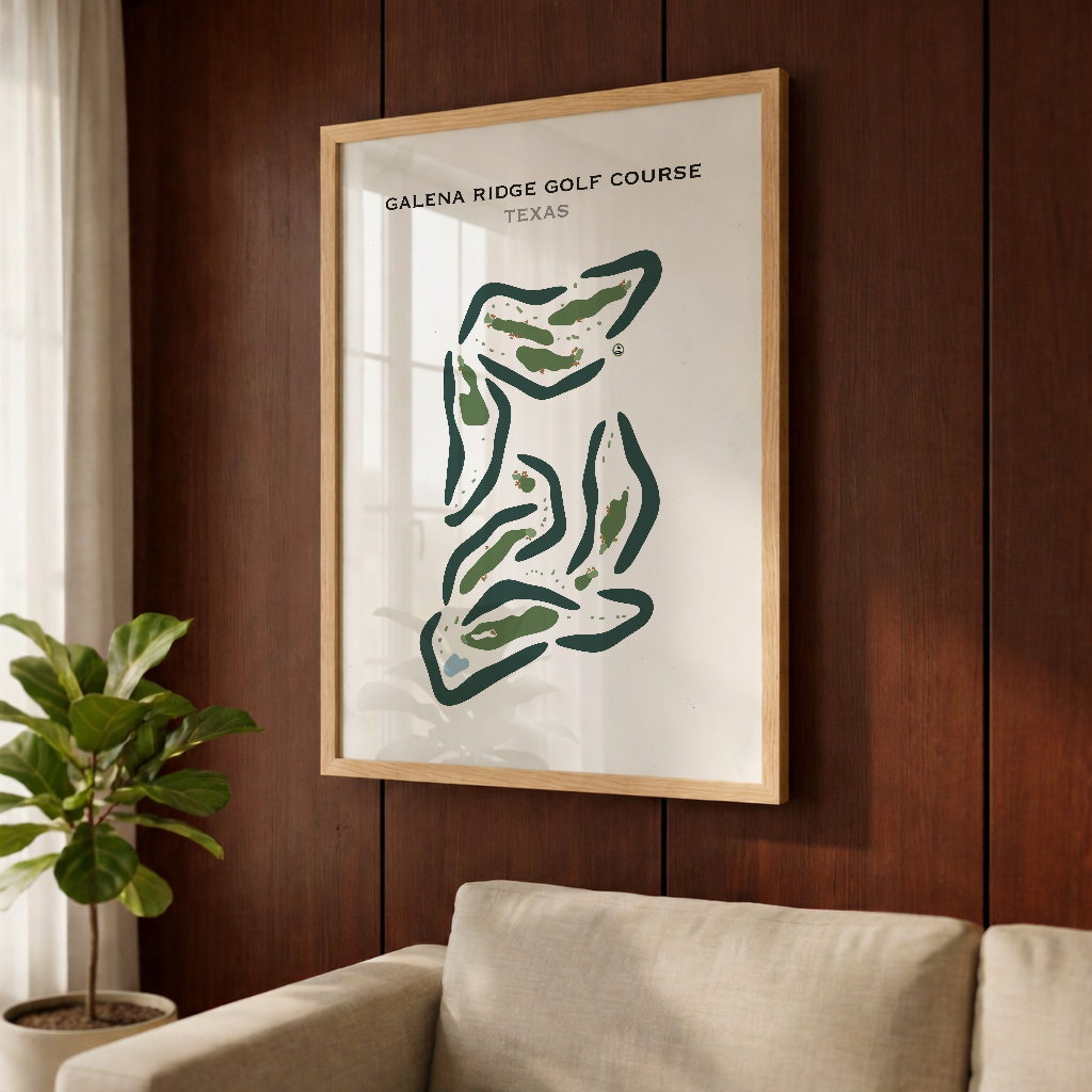 Galena Ridge Golf Course, Idaho - Printed Golf Courses