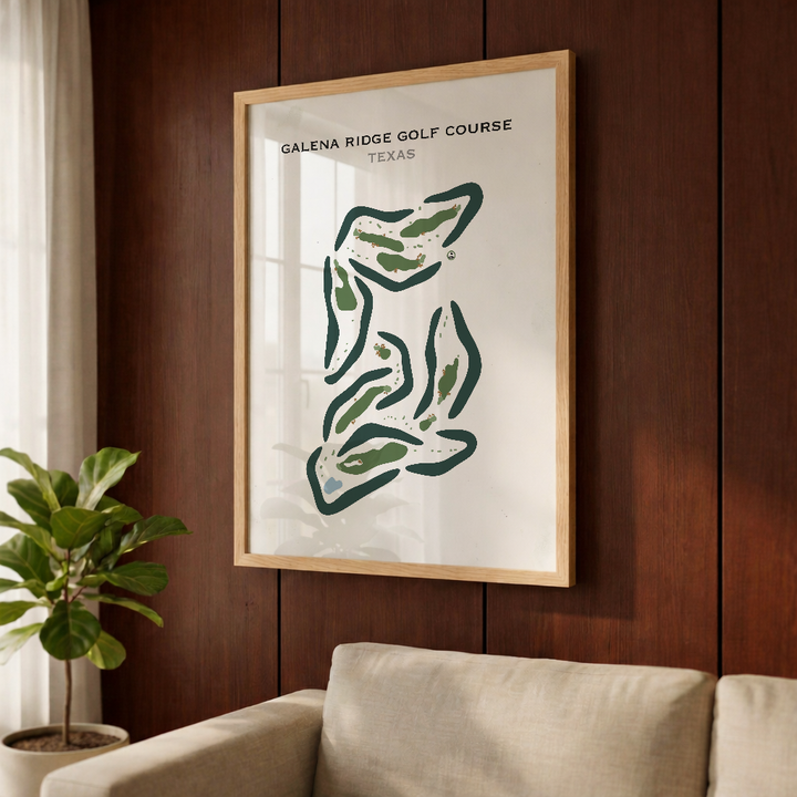 Galena Ridge Golf Course, Idaho - Printed Golf Courses