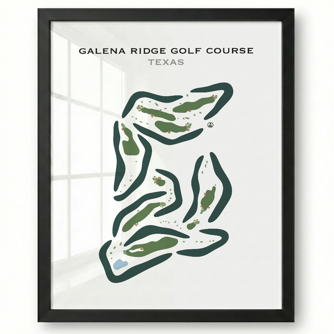 Galena Ridge Golf Course, Idaho - Printed Golf Courses