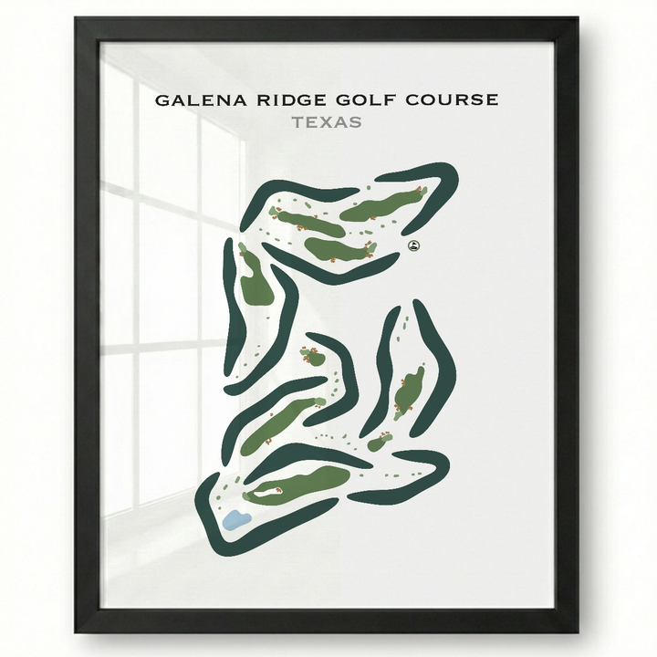 Galena Ridge Golf Course, Idaho - Printed Golf Courses