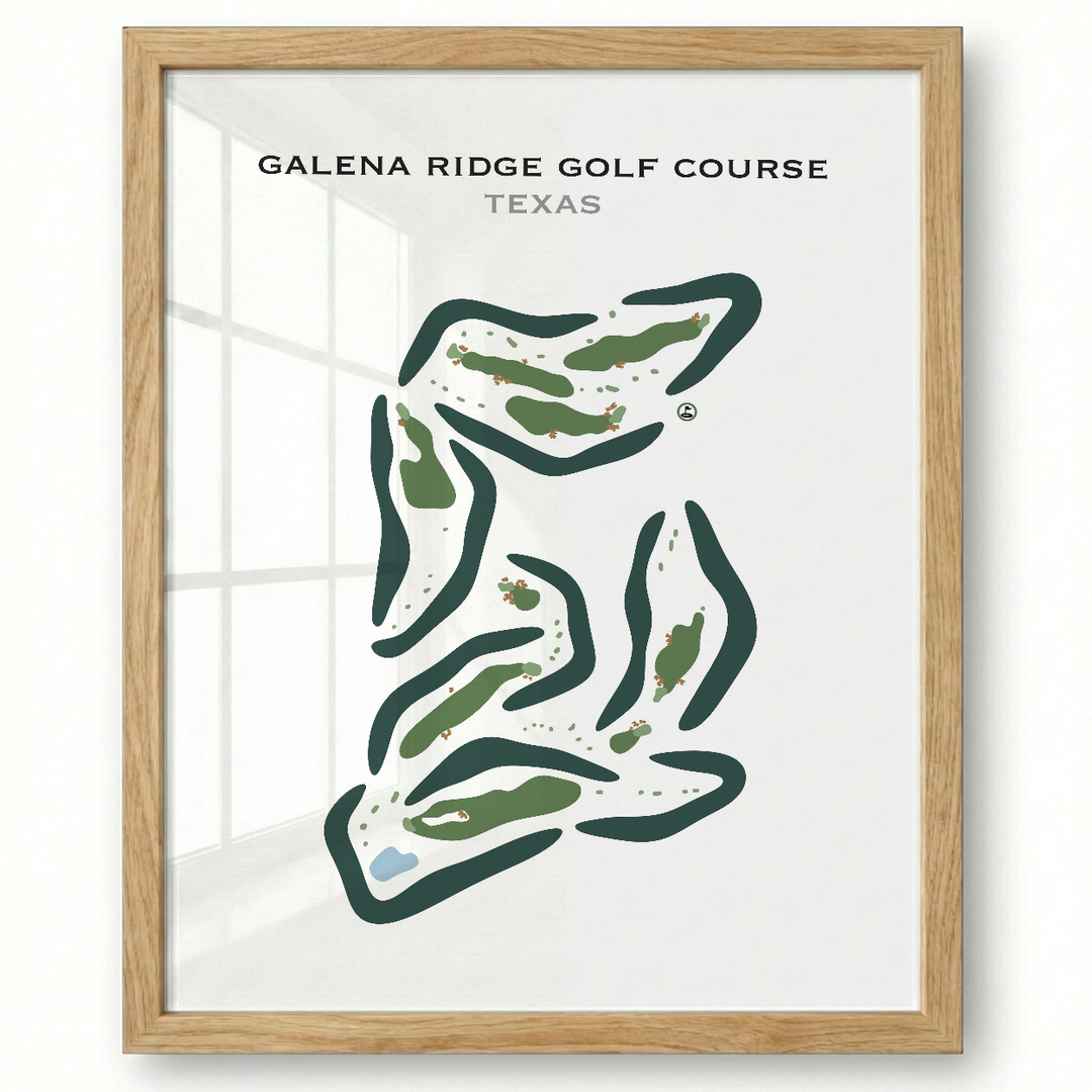 Galena Ridge Golf Course, Idaho - Printed Golf Courses