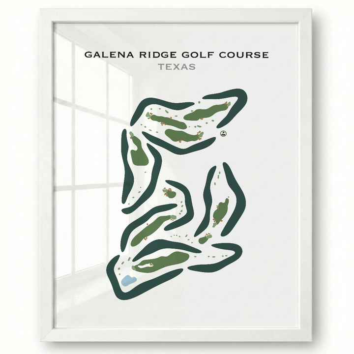 Galena Ridge Golf Course, Idaho - Printed Golf Courses