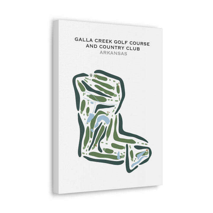 Galla Creek Golf Course & Country Club, Arkansas - Printed Golf Courses