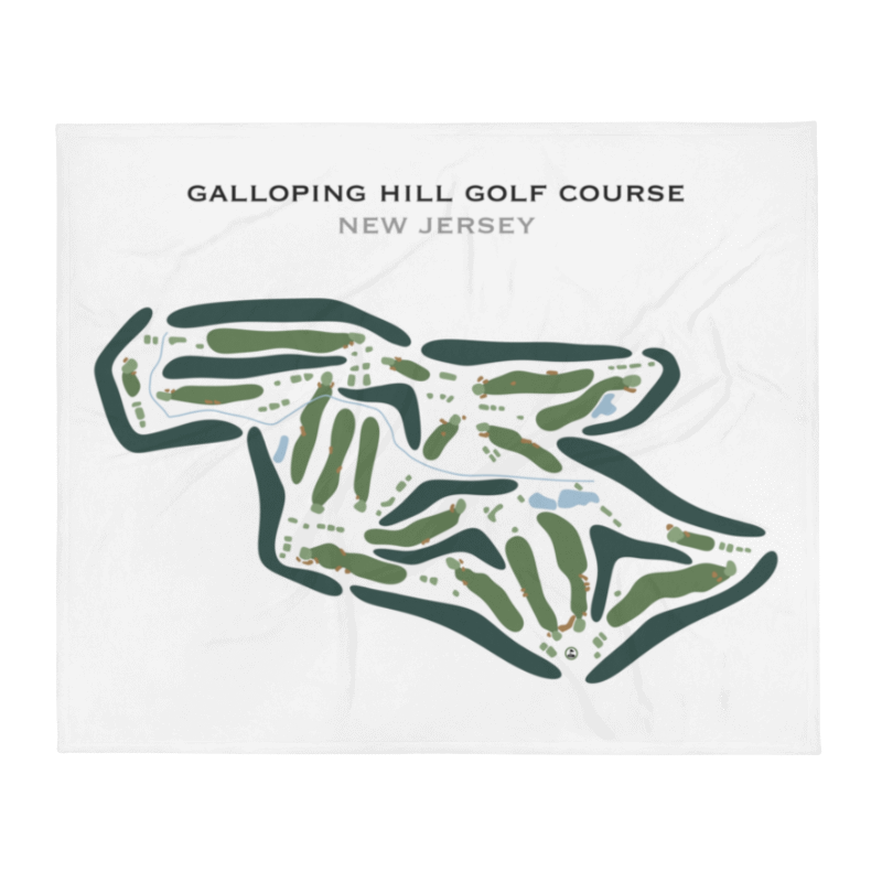 Galloping Hill Golf Course, New Jersey - Printed Golf Courses