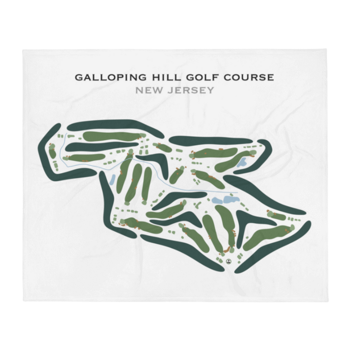 Galloping Hill Golf Course, New Jersey - Printed Golf Courses