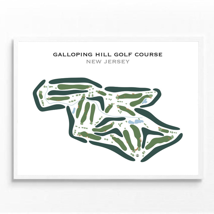 Galloping Hill Golf Course, New Jersey - Printed Golf Courses