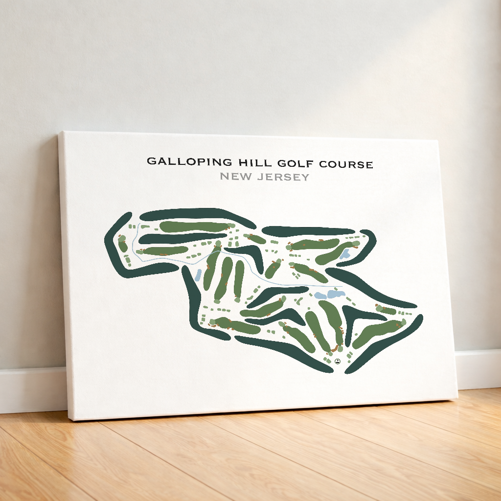 Galloping Hill Golf Course, New Jersey - Printed Golf Courses