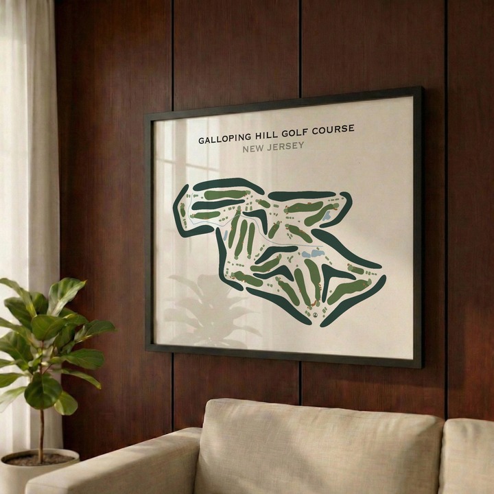 Galloping Hill Golf Course, New Jersey - Printed Golf Courses