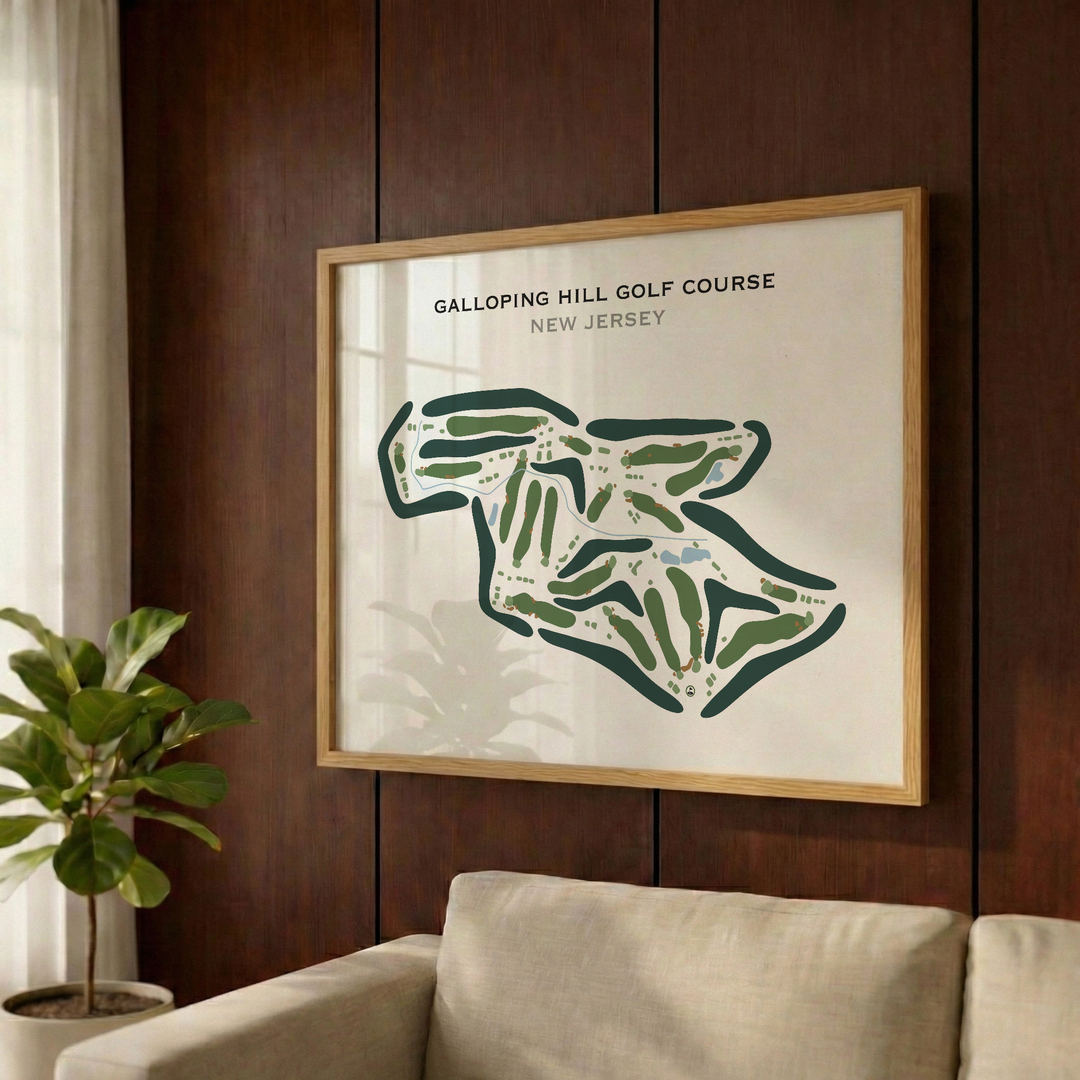 Galloping Hill Golf Course, New Jersey - Printed Golf Courses