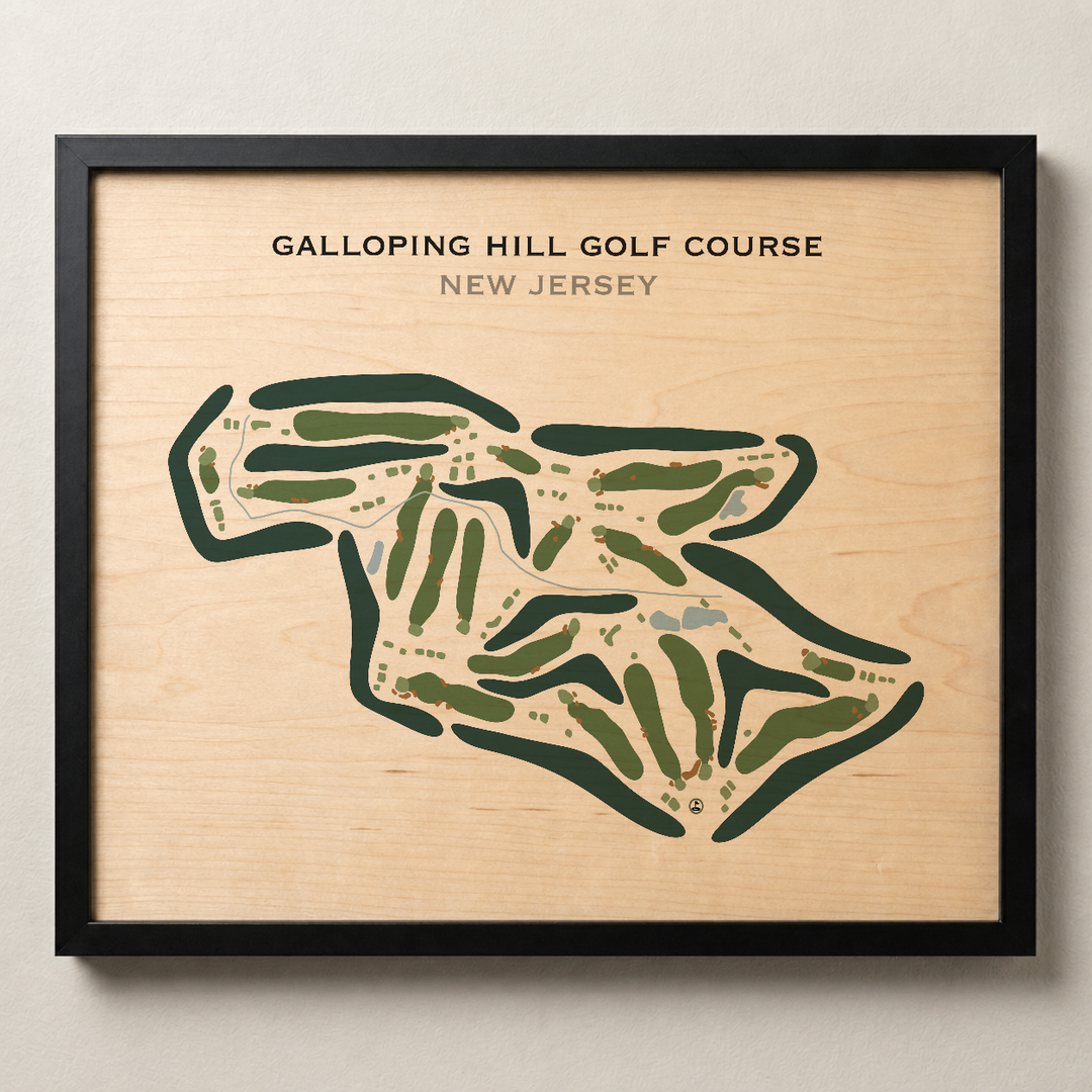 Galloping Hill Golf Course, New Jersey - Printed Golf Courses