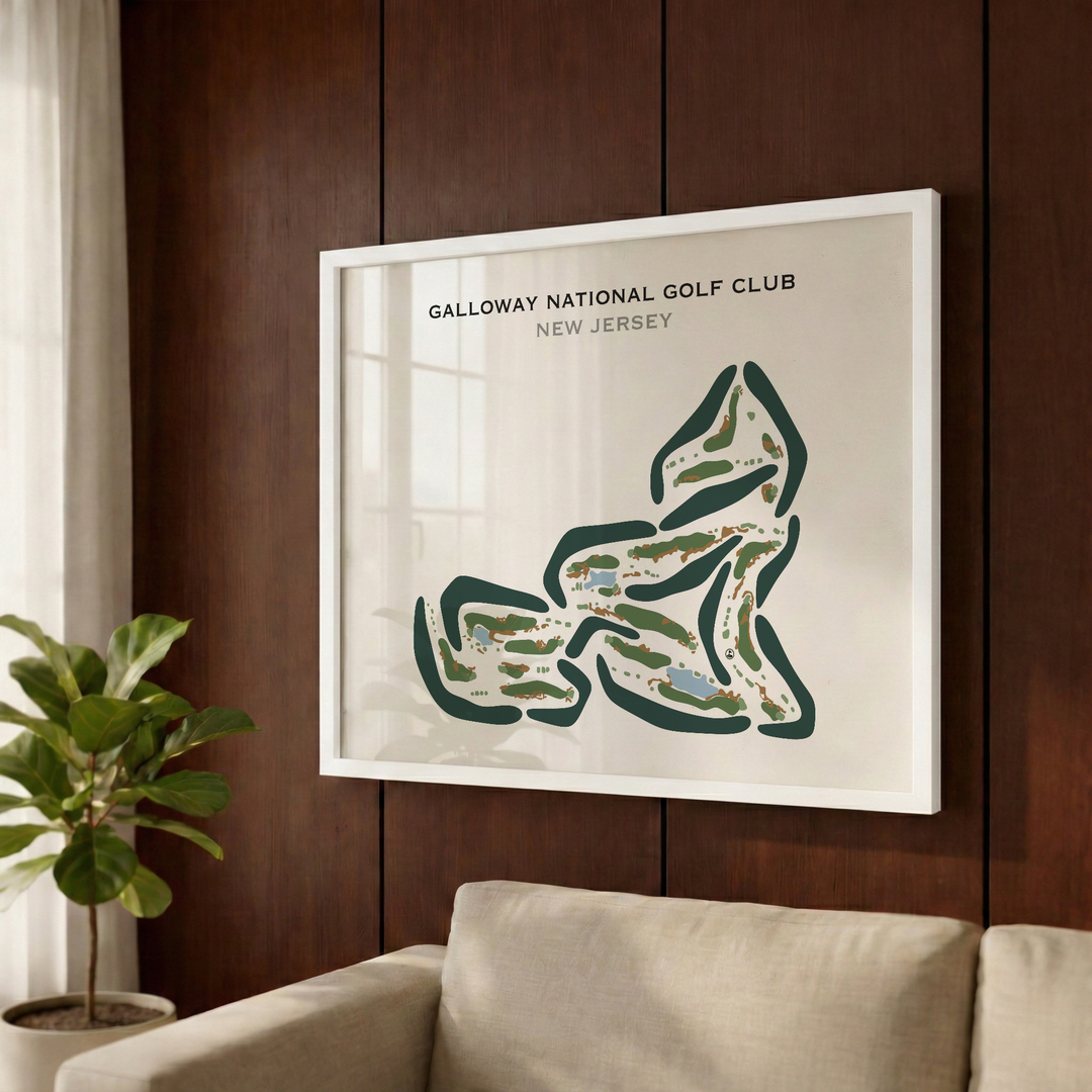 Galloway National Golf Club, New Jersey - Printed Golf Courses