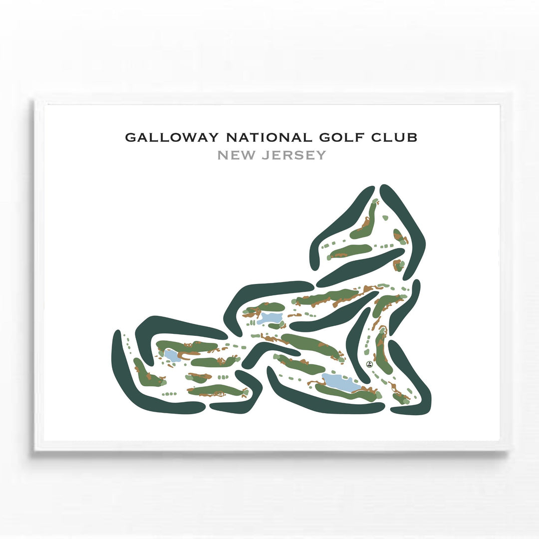 Galloway National Golf Club, New Jersey - Printed Golf Courses