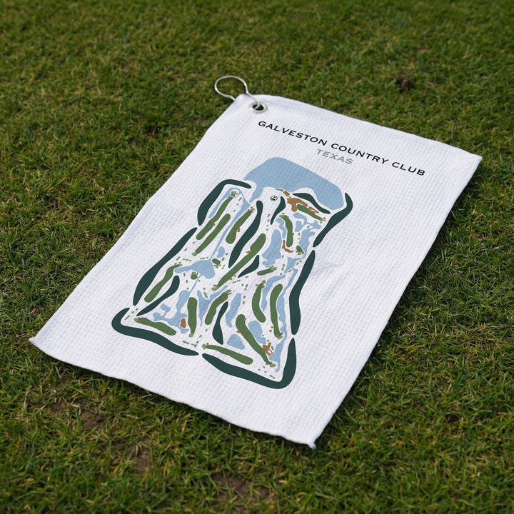 Galveston Country Club, Texas - Printed Golf Courses