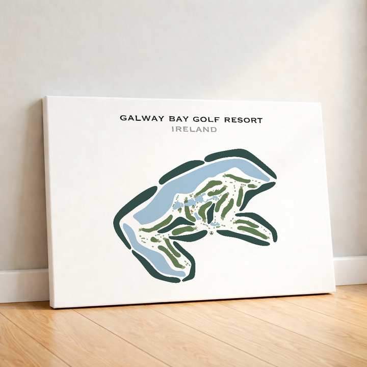 Galway Bay Golf Resort, Ireland - Printed Golf Courses