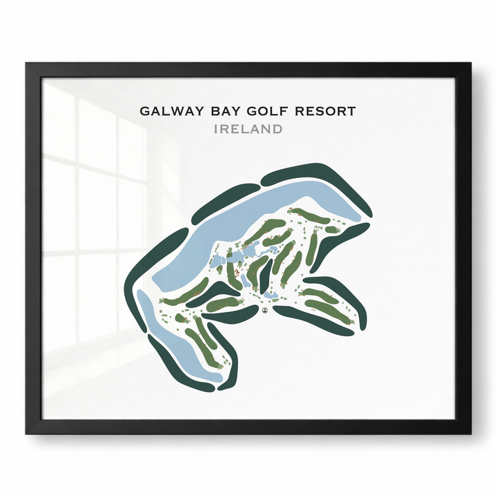 Galway Bay Golf Resort, Ireland - Printed Golf Courses