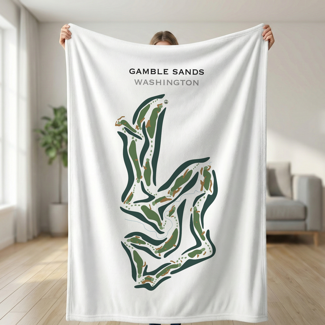 Gamble Sands, Washington - Printed Golf Courses