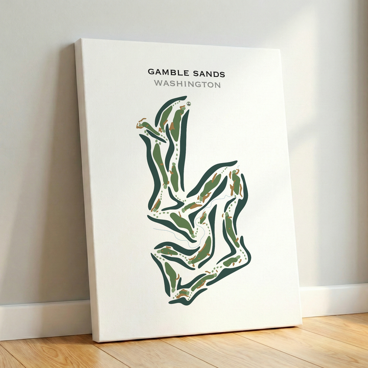 Gamble Sands, Washington - Printed Golf Courses