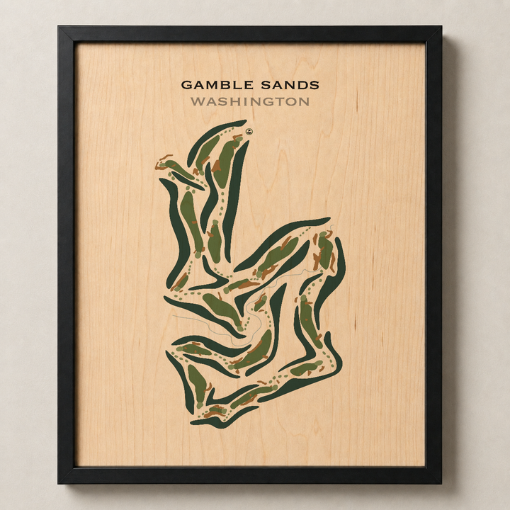 Gamble Sands, Washington - Printed Golf Courses