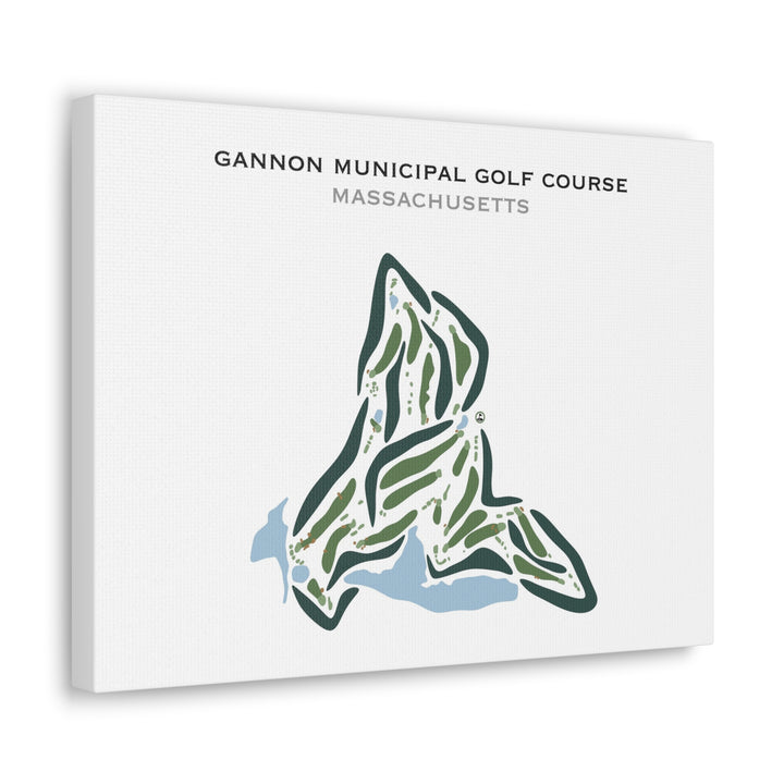 Gannon Municipal Golf Course, Massachusetts - Printed Golf Courses