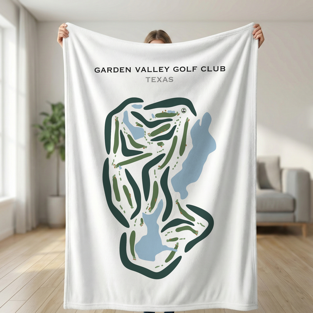 Garden Valley Golf Club, Texas - Printed Golf Courses