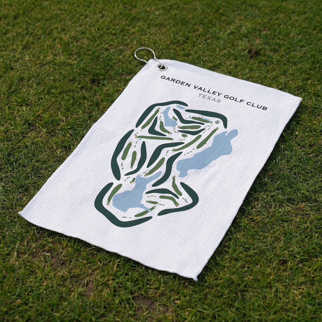Garden Valley Golf Club, Texas - Printed Golf Courses