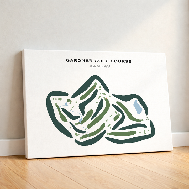 Gardner Golf Course, Kansas - Printed Golf Courses