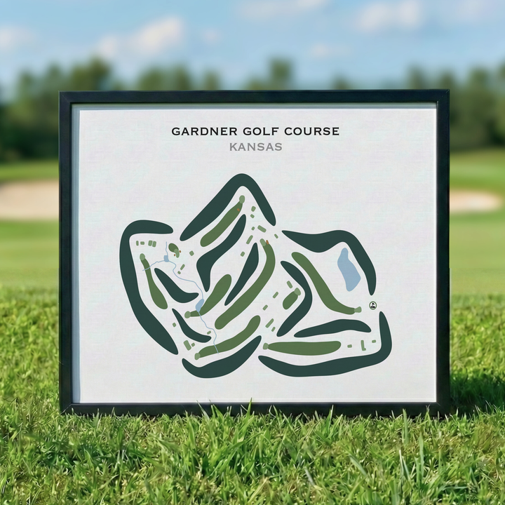 Gardner Golf Course, Kansas - Printed Golf Courses