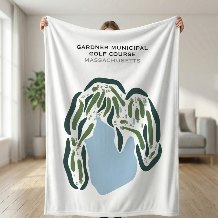 Gardner Municipal Golf Course, Massachusetts - Printed Golf Courses