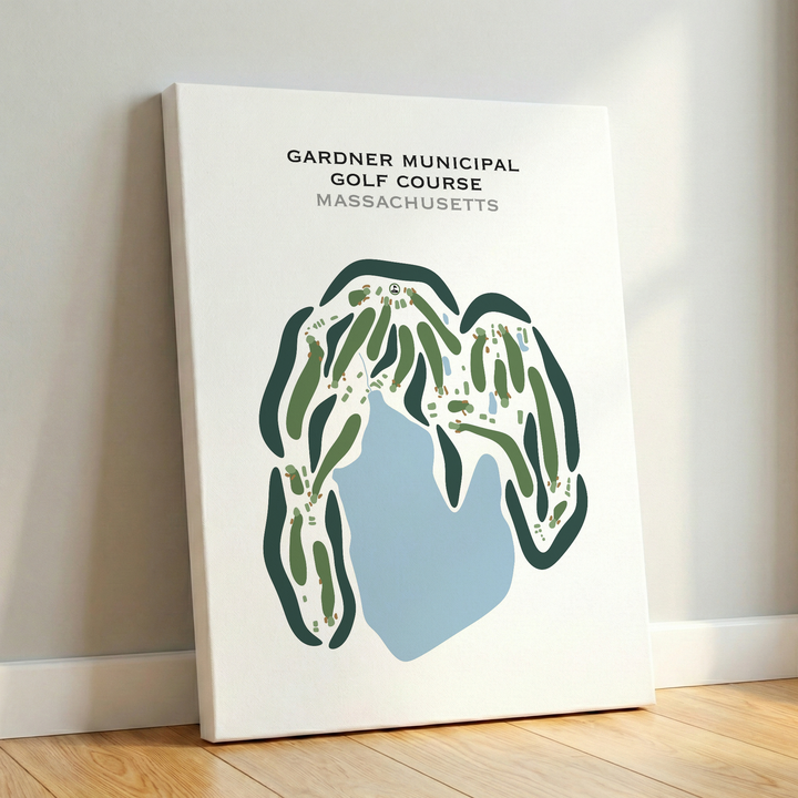 Gardner Municipal Golf Course, Massachusetts - Printed Golf Courses
