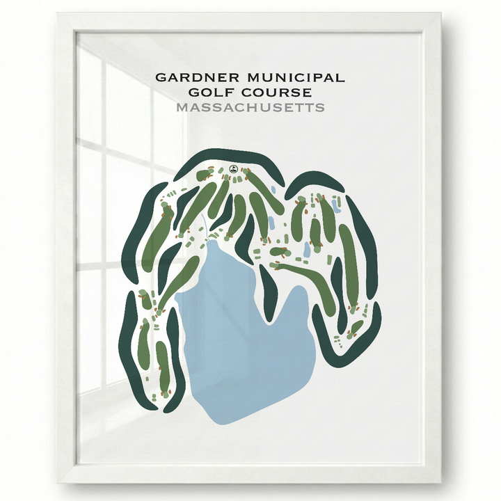 Gardner Municipal Golf Course, Massachusetts - Printed Golf Courses