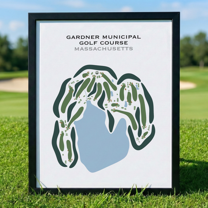 Gardner Municipal Golf Course, Massachusetts - Printed Golf Courses