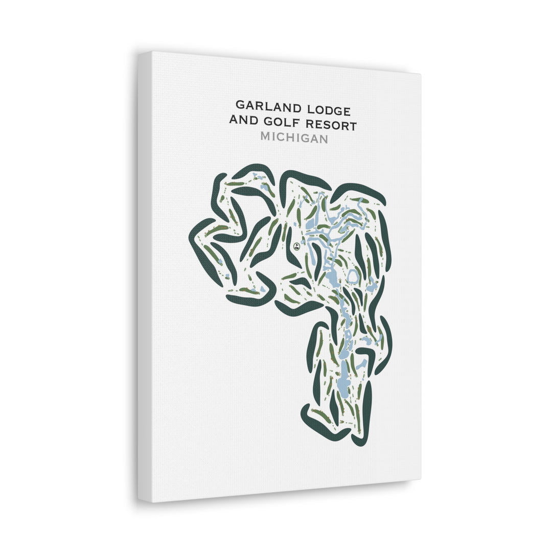 Garland Lodge & Golf Resort, Michigan - Printed Golf Courses