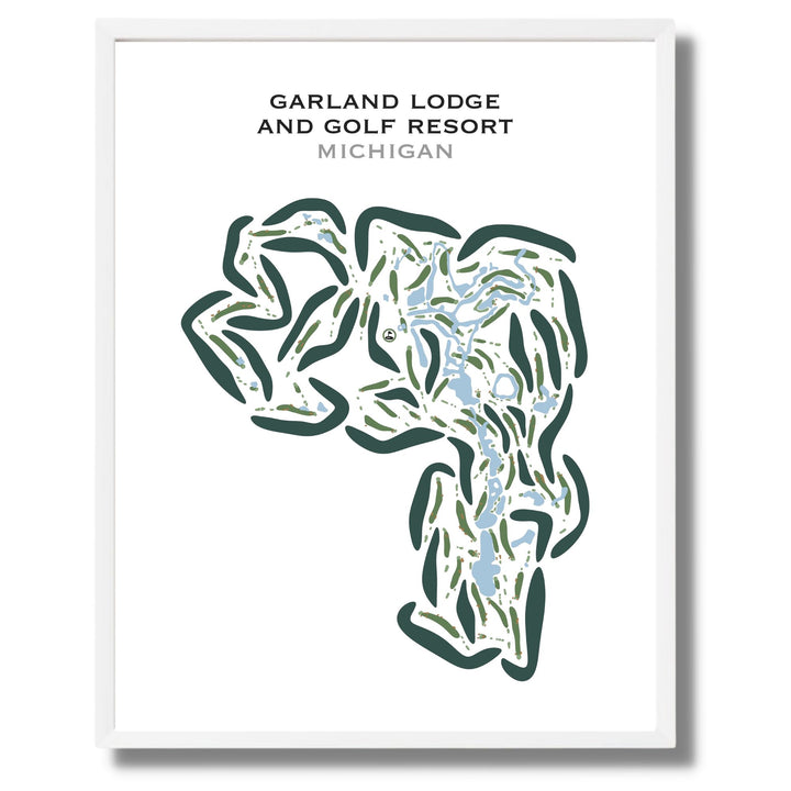 Garland Lodge & Golf Resort, Michigan - Printed Golf Courses