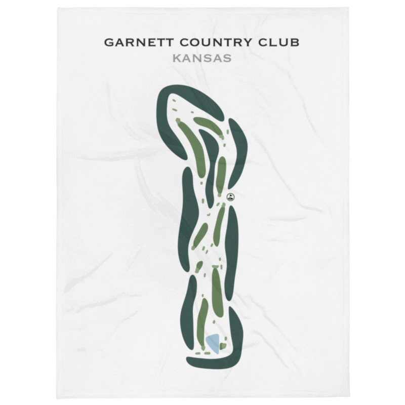 Garnett Country Club, Kansas - Printed Golf Courses