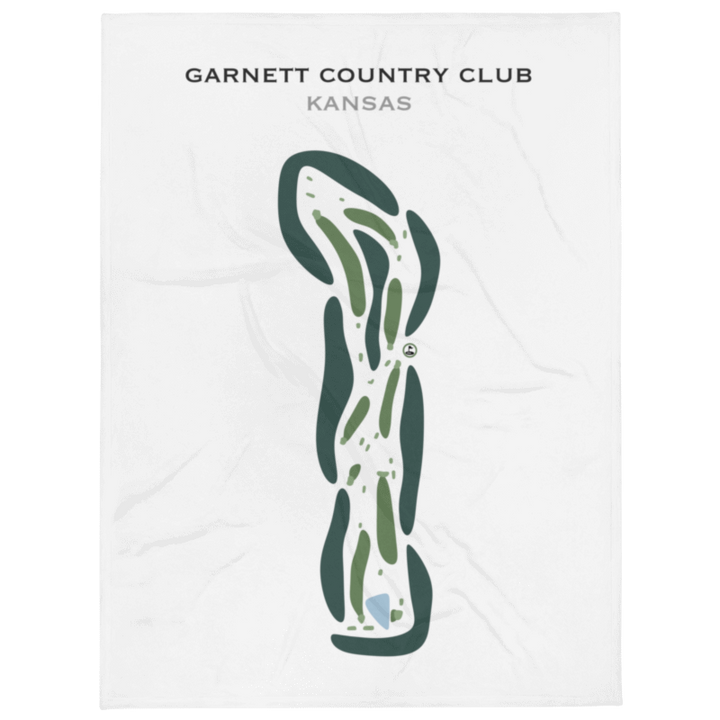 Garnett Country Club, Kansas - Printed Golf Courses