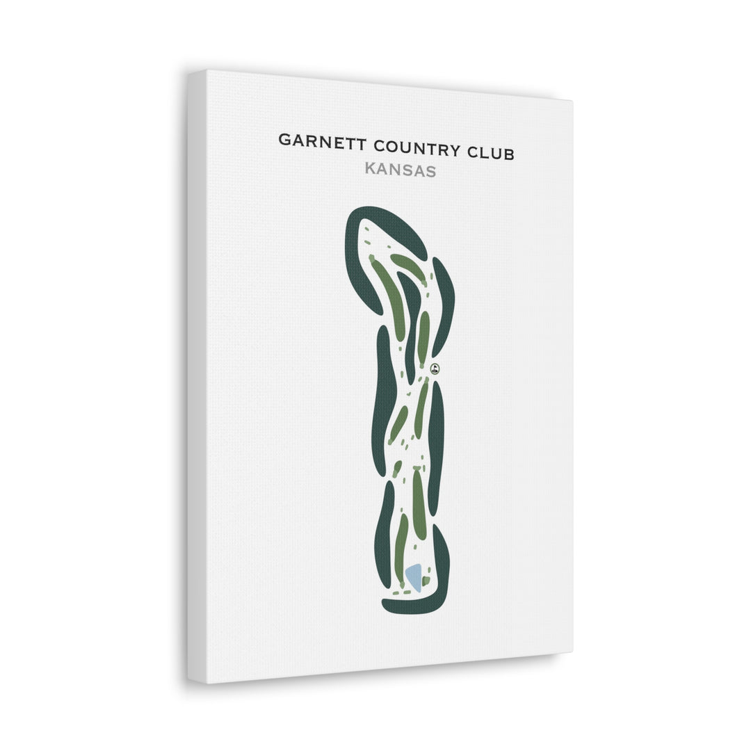 Garnett Country Club, Kansas - Printed Golf Courses