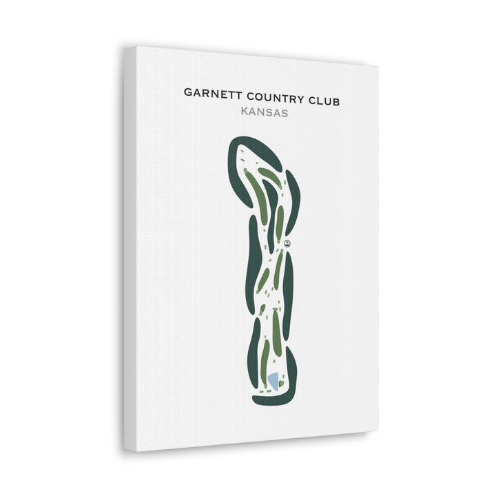Garnett Country Club, Kansas - Printed Golf Courses
