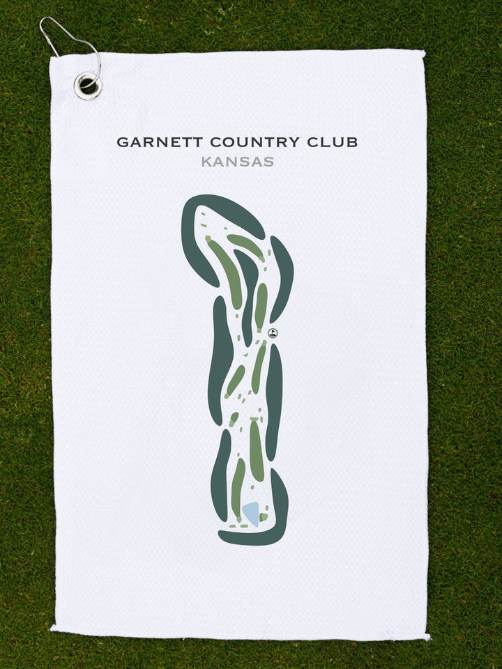 Garnett Country Club, Kansas - Printed Golf Courses