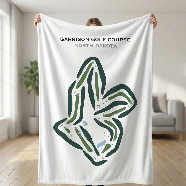 Garrison Golf Course, North Dakota - Printed Golf Courses