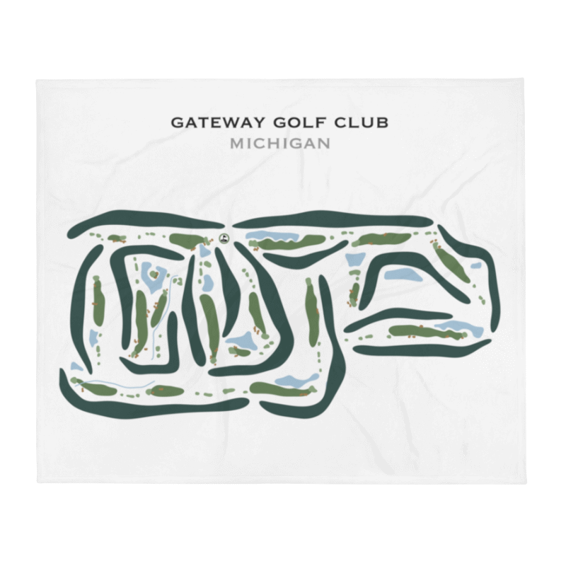 Gateway Golf Club, Michigan - Printed Golf Courses