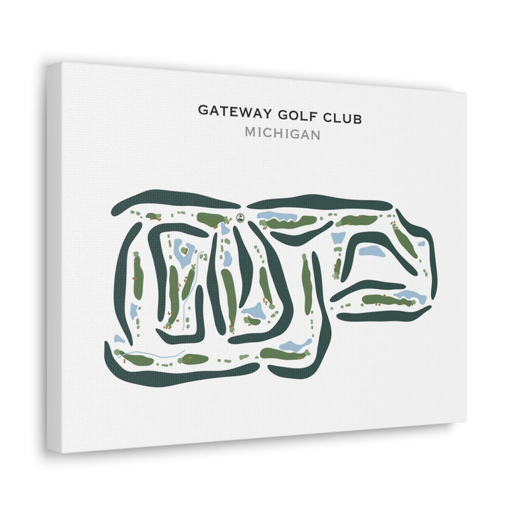 Gateway Golf Club, Michigan - Printed Golf Courses