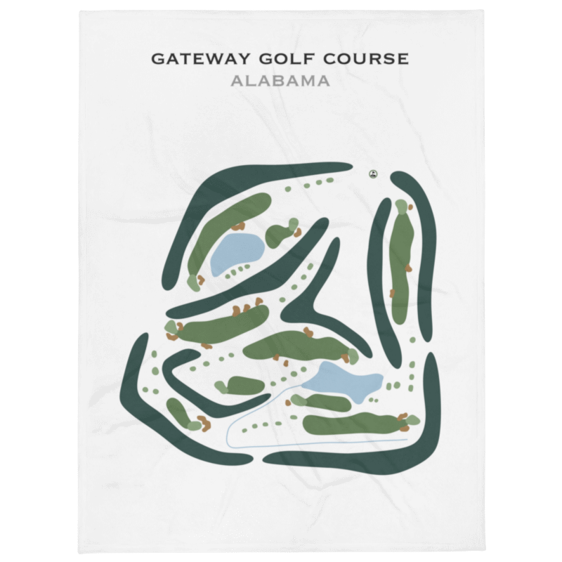 Gateway Golf Course, Alabama - Printed Golf Courses