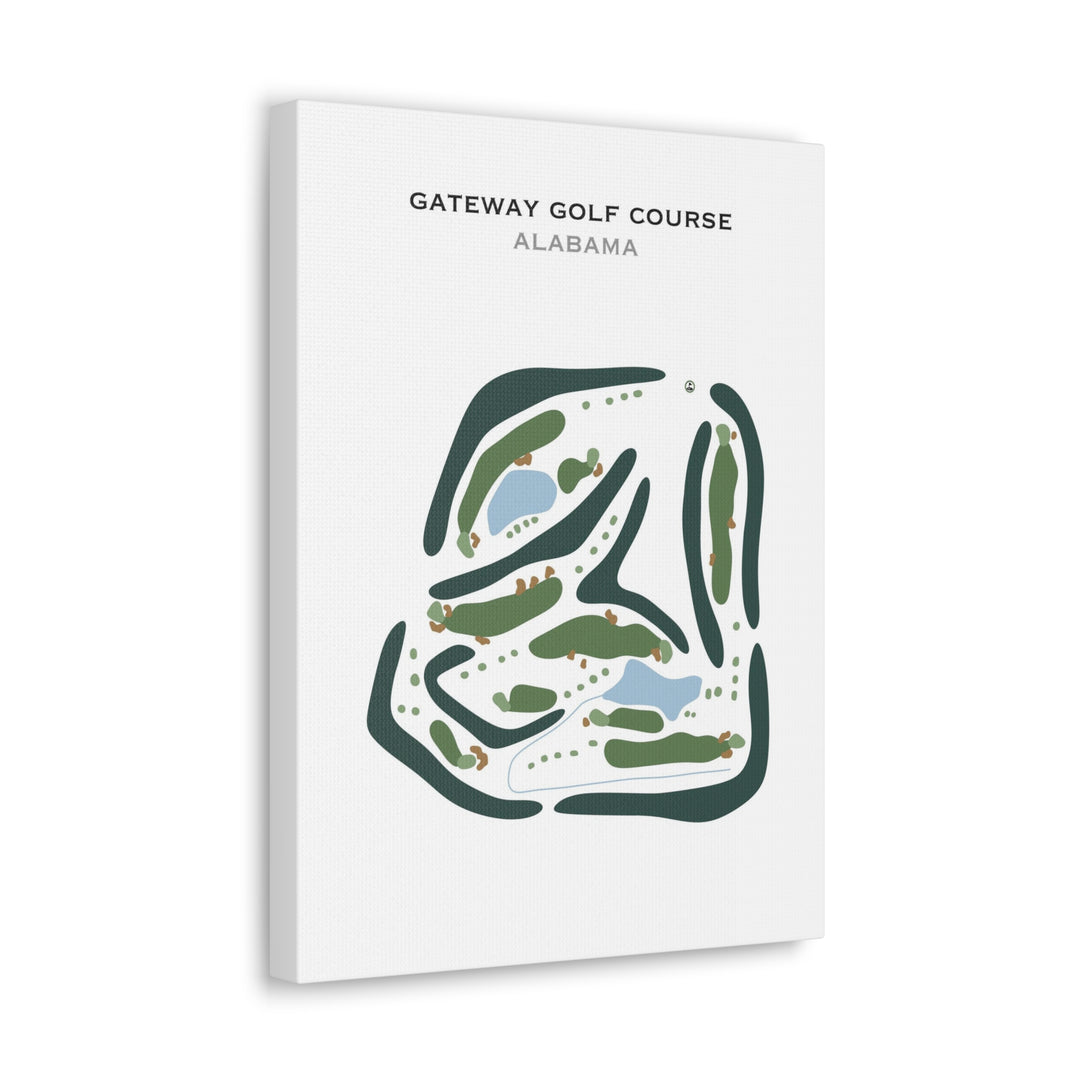 Gateway Golf Course, Alabama - Printed Golf Courses