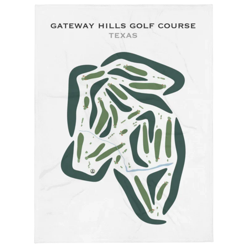 Gateway Hills Golf Course, Texas - Printed Golf Courses