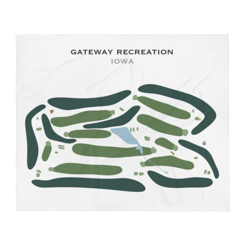 Gateway Recreation, Iowa - Printed Golf Courses