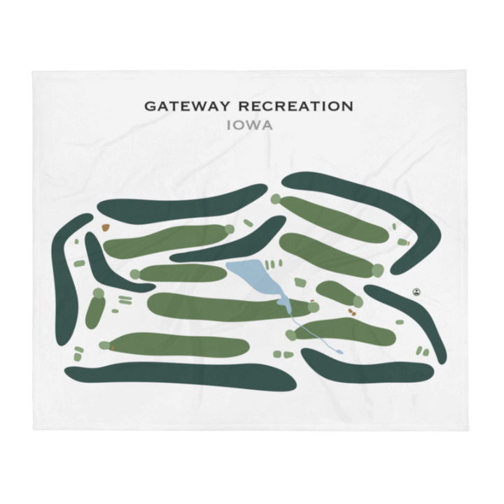 Gateway Recreation, Iowa - Printed Golf Courses