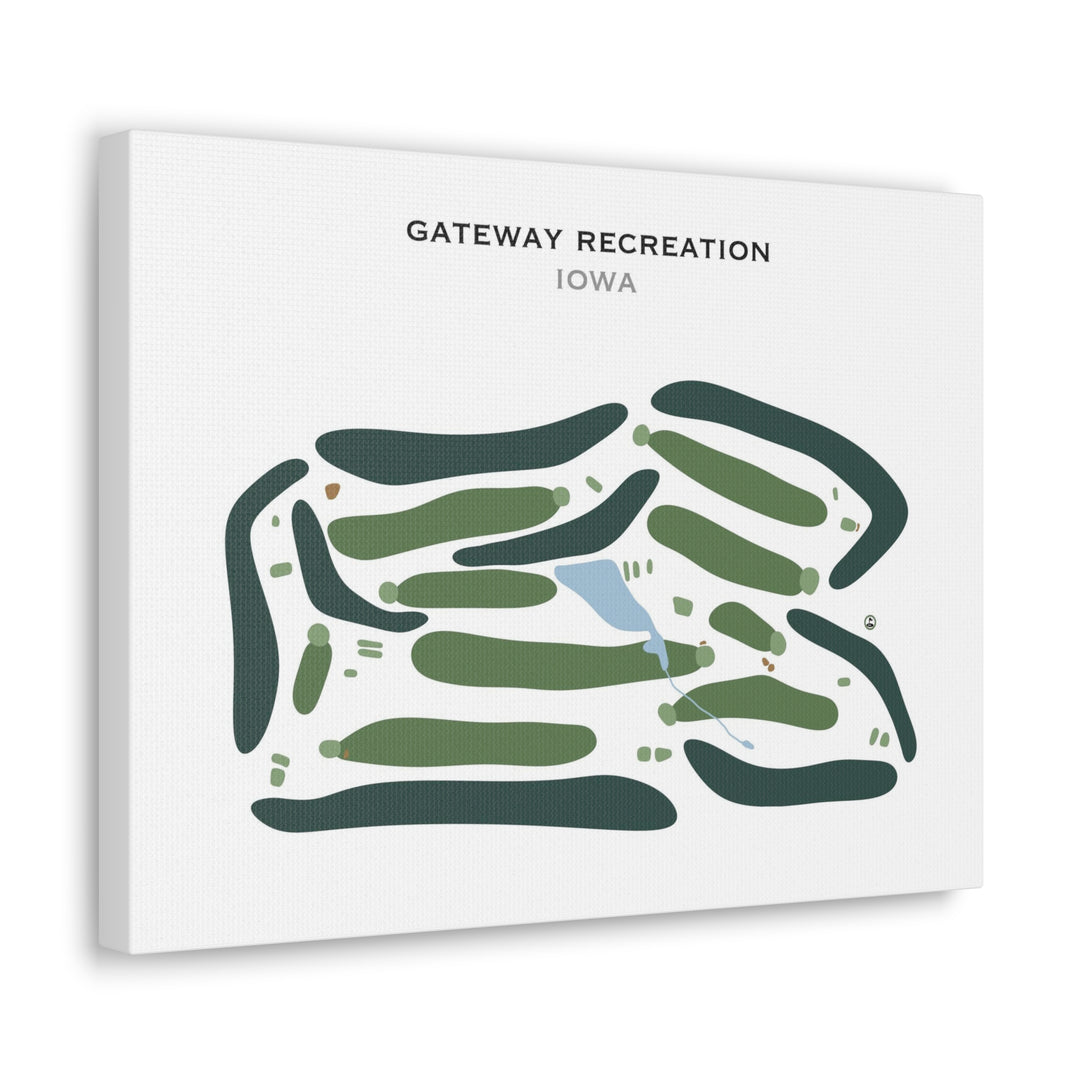 Gateway Recreation, Iowa - Printed Golf Courses