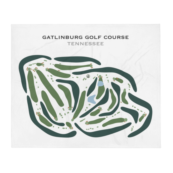 Gatlinburg Golf Course, Tennessee - Printed Golf Courses