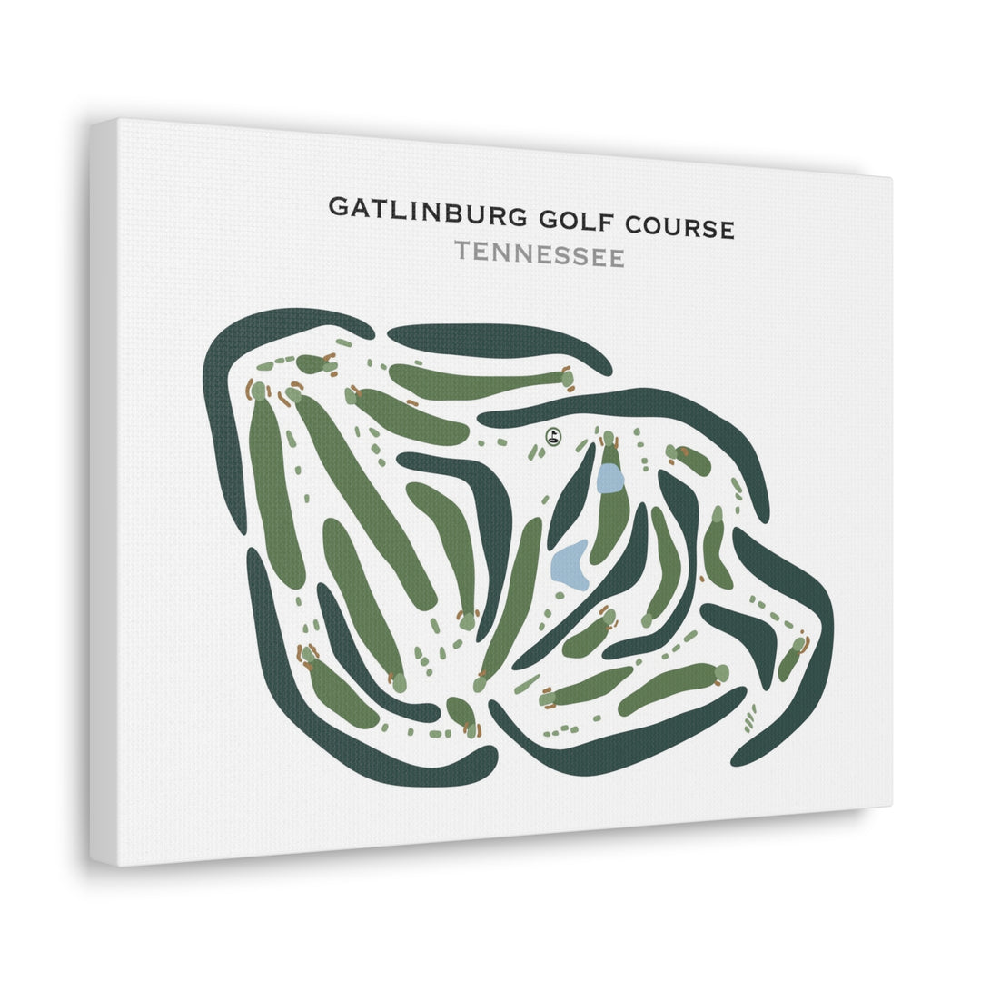 Gatlinburg Golf Course, Tennessee - Printed Golf Courses