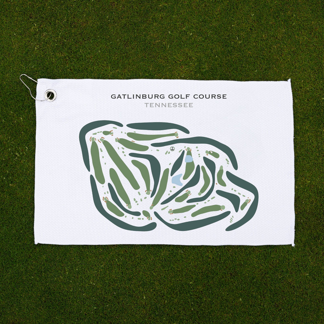 Gatlinburg Golf Course, Tennessee - Printed Golf Courses